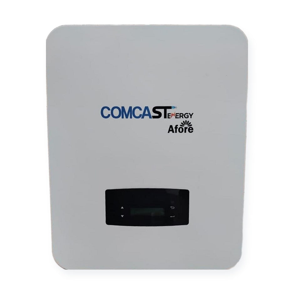Inversor AFORE BNT010KTA Comcast Energy de 10 kW trifásico, vista frontal Inversor AFORE BNT010KTA Comcast Energy de 10 kW trifásico, vista frontal