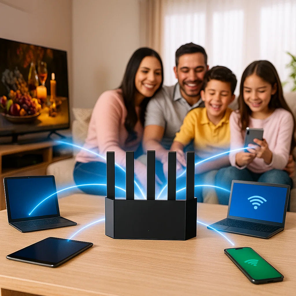 Wi-Fi 6 Dual Band System with Gigabit Ports – Nexifye RX2L Pro