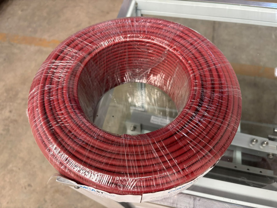 Cable fotovoltaico Comcast 12 AWG rojo 2000 V | PV WIRE 12AWG - foto real