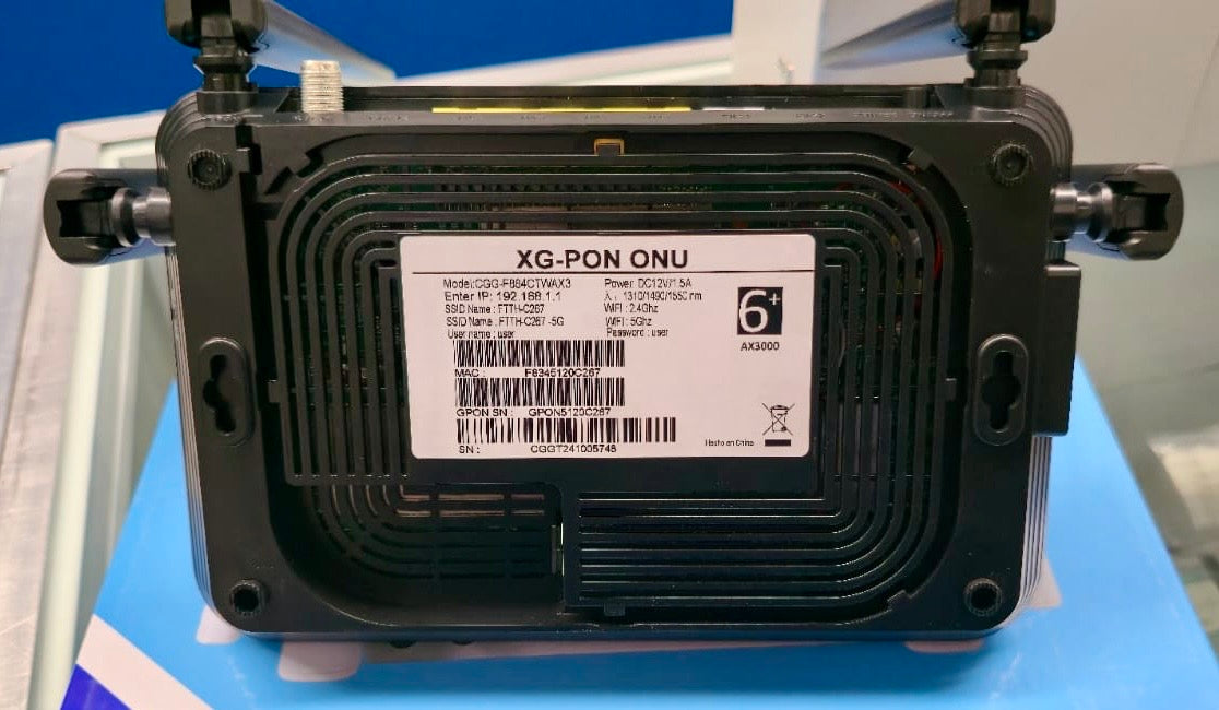 XGPON ONU - CGG-F884CTWAX3 - Comcast Group