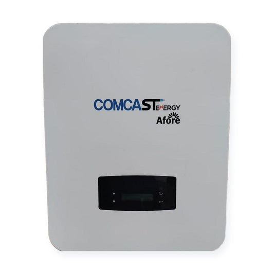 Inversor AFORE BNT010KTA Comcast Energy de 10 kW trifásico, vista frontal