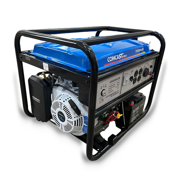 Generador a gasolina Comcast 8.3 kW 110/220 V arranque eléctrico | CEG-8300LEB
