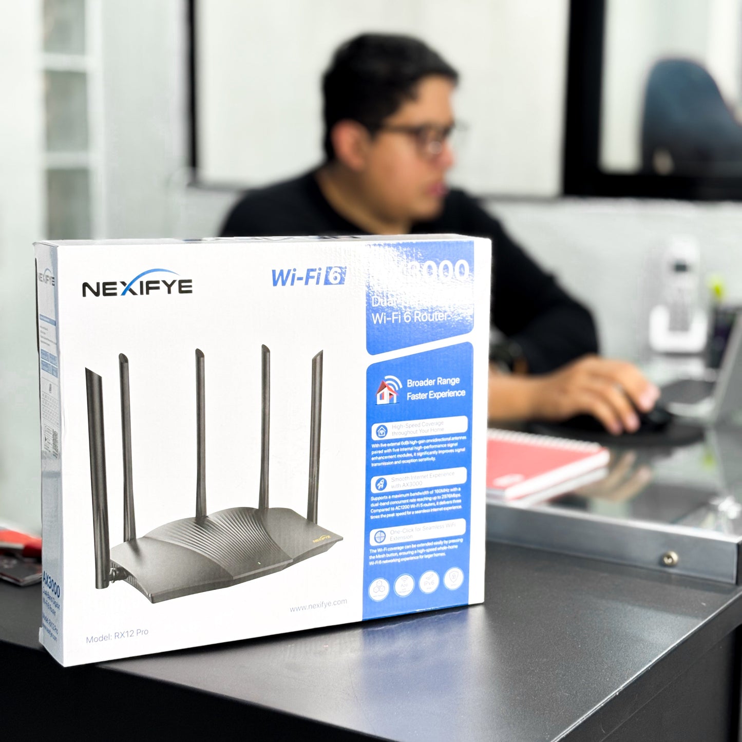 High-Speed Wi-Fi 6 Network System – Nexifye RX12 Pro