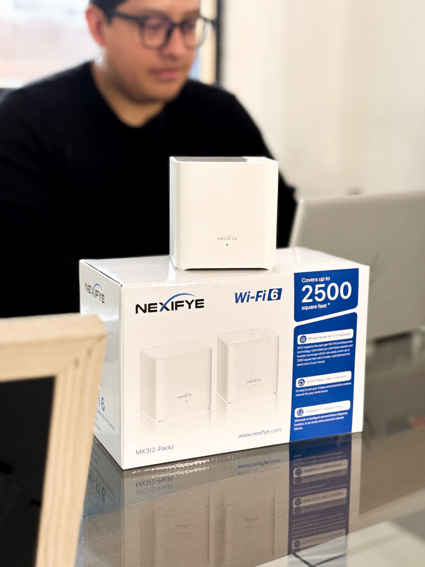 MX3 Mesh Wi-Fi 6 System – Nexifye (2 Units) 