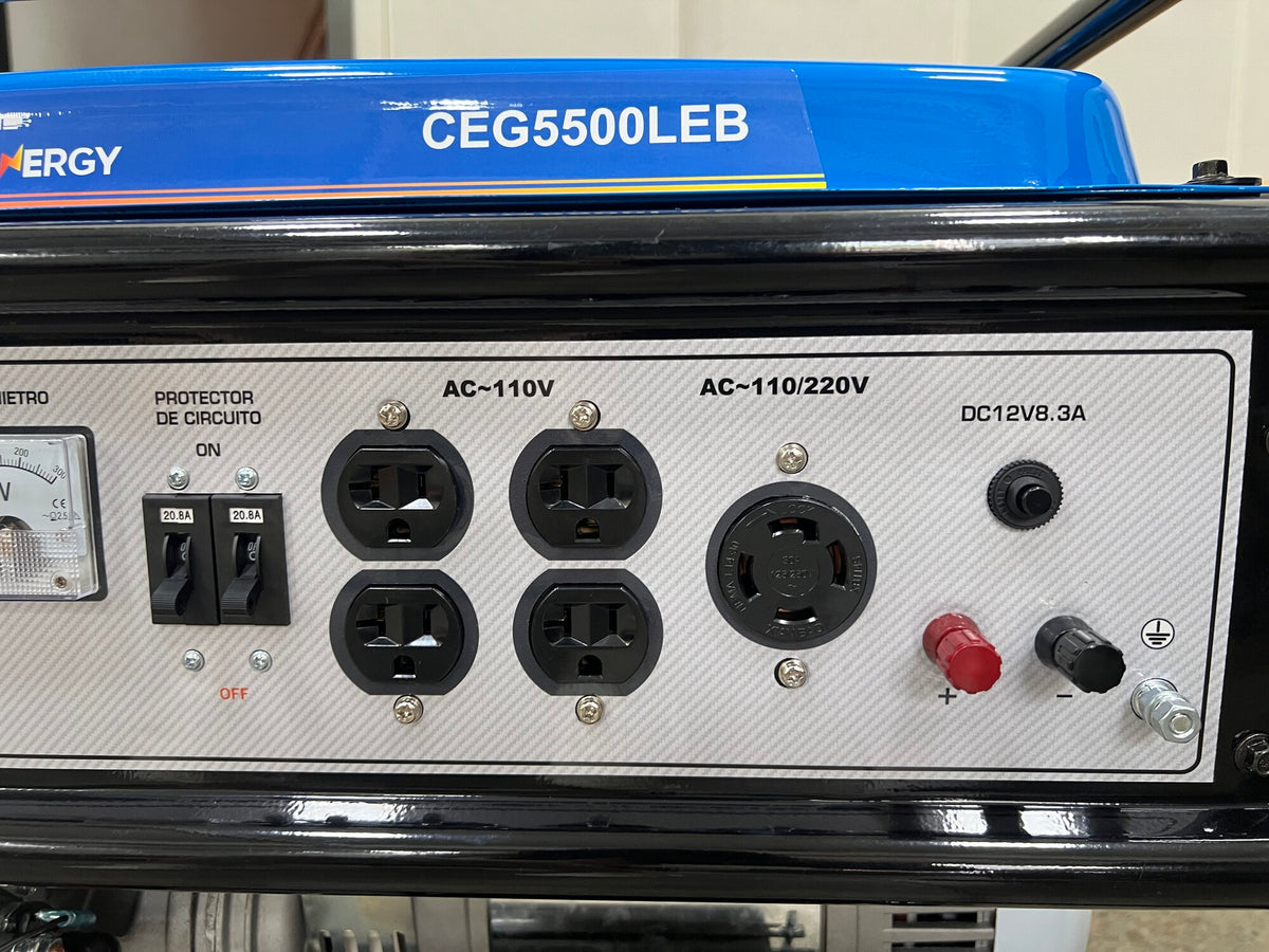 Generador a Gasolina Comcast 5.5 kW I 110/220V, arranque electrico | CEG-5500LEB