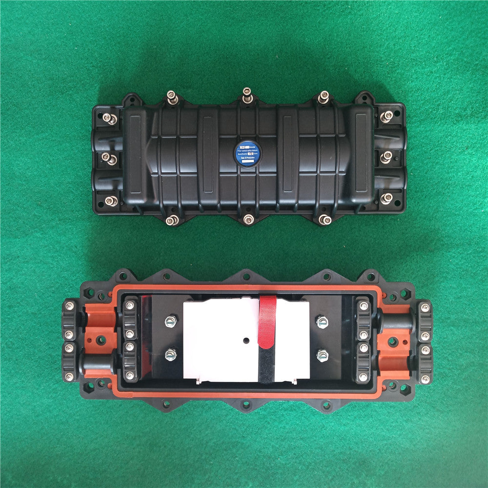 Horizontal sleeve splice closure 48 Cores 3In&3out