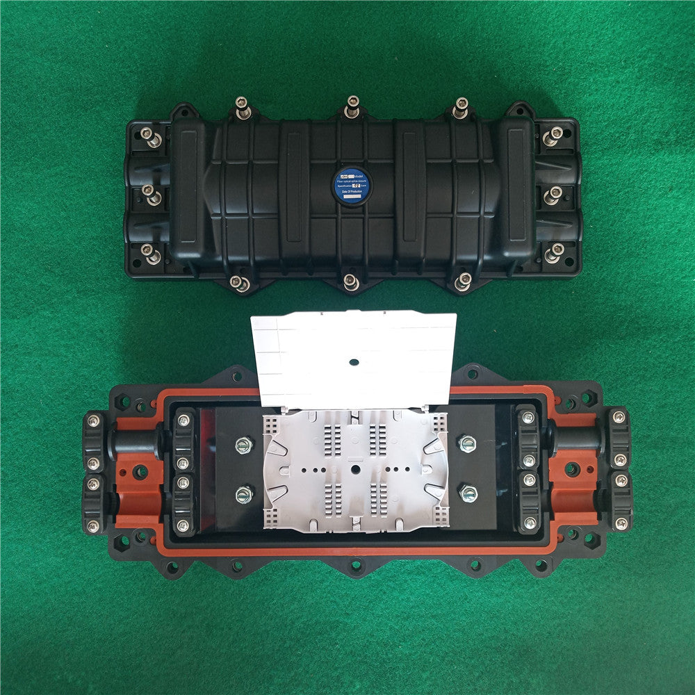 Horizontal sleeve splice closure 48 Cores 3In&3out