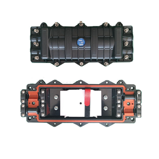 Horizontal sleeve splice closure 48 Cores 3In&3out