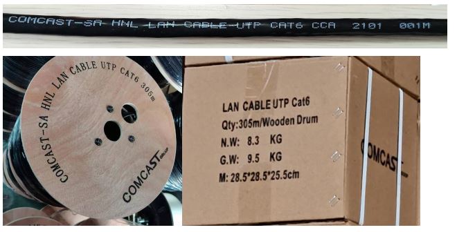 Cable UTP CAT6 HCCA - Interior - Comcast Group