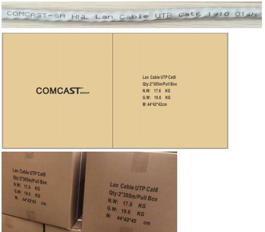 Cable UTP CAT6 HCCA - Interior -  comcast-sa.myshopify.com