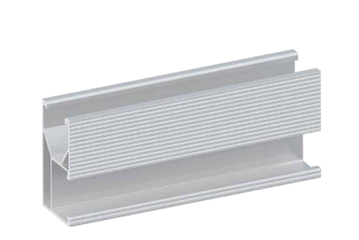 Riel de aluminio para paneles solares Comcast CRac | MA OP L2750