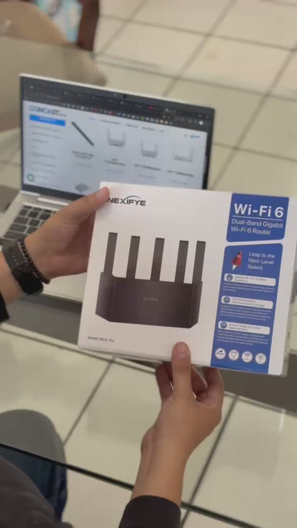 Wi-Fi 6 Dual Band System with Gigabit Ports – Nexifye RX2L Pro